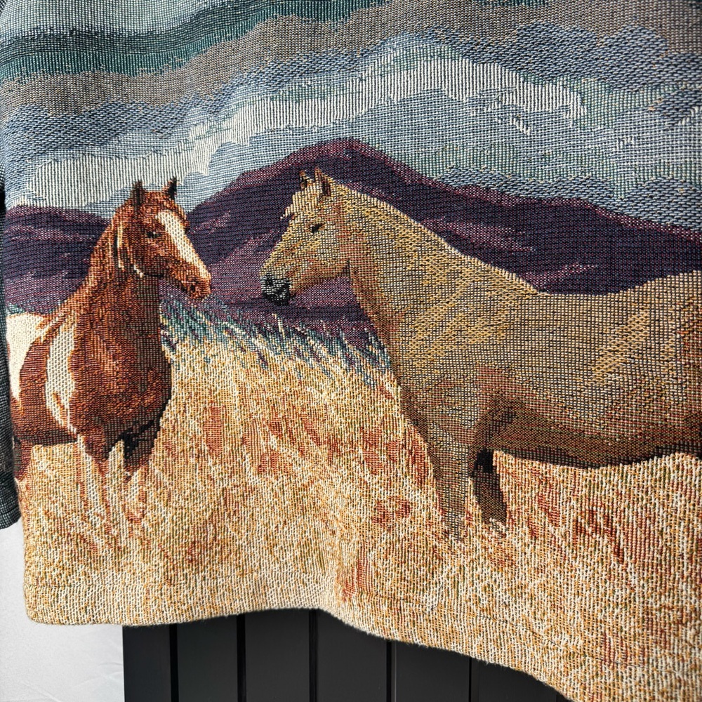 Vintage Painted Pony Tapestry Blazer - Picture 6 of 12